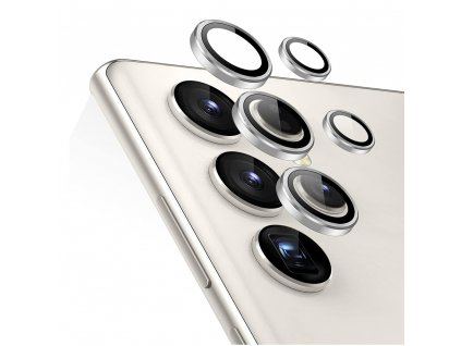 ESR Ochranné temperované sklo na objektív pre - Samsung Galaxy S24 Ultra - strieborná