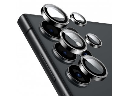ESR Ochranné temperované sklo na objektív pre - Samsung Galaxy S24 Ultra - čierna