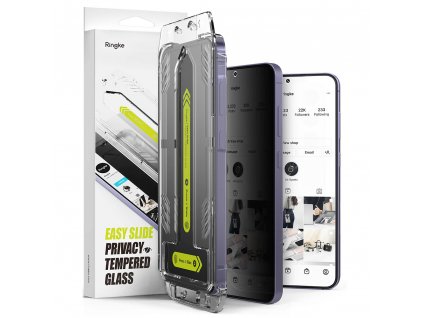 Easy Slide Tempered Glass (2 pack) - Samsung Galaxy S24 - Privacy