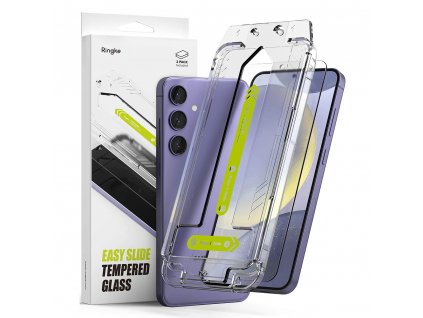 Easy Slide Tempered Glass (2 pack) - Samsung Galaxy S24 - Clear