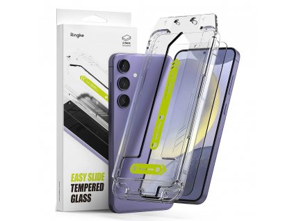 Ringke Temperované sklo Easy Slide (2 kusy) - Samsung Galaxy S24 - transparentná