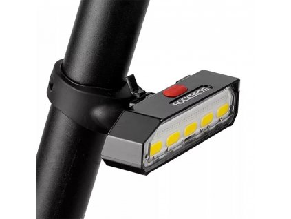 Svetlo na bicykel (TL1901WR30) - viacúčelové, nabíjateľná batéria 800mAh, diaľkové ovládanie smerového ukazovateľa, 100lm