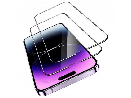ESR Armorite ochranné sklo (2 ks) - iPhone 14 Pro - čierna