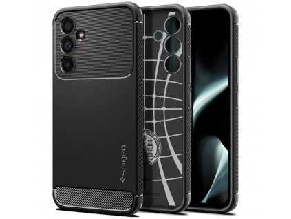 Spigen Rugged Armor kryt pre - Samsung Galaxy A54 - Čierna