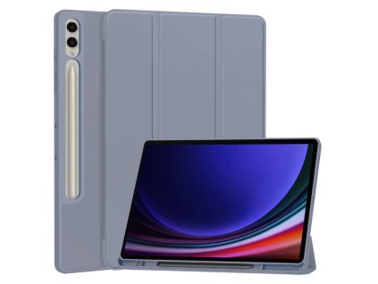 Techsuit Flex Trifold ochranné puzdro (s držiakom na pero) - Samsung Galaxy Tab S9 Plus - Fialová
