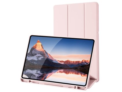 Techsuit Flex Trifold ochranné puzdro (s držiakom na pero) - Samsung Galaxy Tab S6 Lite (2020/2022/2024) - Ružová