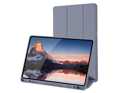 Techsuit Flex Trifold ochranné puzdro (s držiakom na pero) - Samsung Galaxy Tab S6 Lite (2020/2022/2024) - Fialová