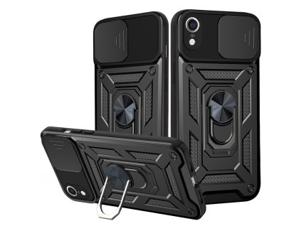 Techsuit CamShield Series ochranné Puzdro pre iPhone XR - Čierne