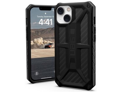 UAG Monarch - extrémne odolný kryt na iPhone 14 - Karbónová