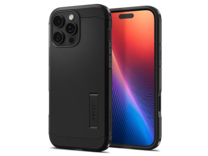 Spigen Tough Armor T MagSafe puzdro na iPhone 16 Pro - Čierna