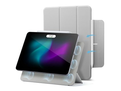 ESR Rebound Magnetic – puzdro na iPad Pro 11 (2024) – sivá
