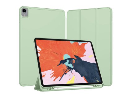 Techsuit Flex Trifold (s držiakom na pero) – Puzdro na iPad Pro 12.9 (2018/2020/2021/2022) – Matcha Zelená
