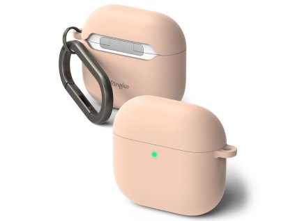 Ringke Silicone – Silikónové puzdro na Apple AirPods 4 – Ružové
