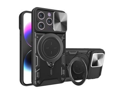 Techsuit CamGuard Pro puzdro pre iPhone 14 Pro – čierne