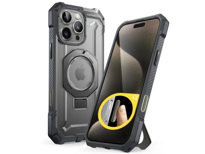 Supcase Unicorn Beetle Defender puzdro pre iPhone 16 Pro – sivé