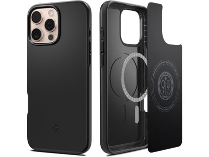 Spigen Thin Fit MagSafe puzdro pre iPhone 16 Pro Max – čierne