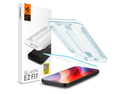 Spigen Glas.tR EZ-FIT tvrdené sklo pre iPhone 16 Pro – číre