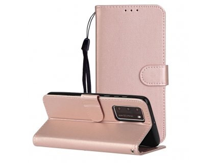 Otvárací obal pre huawei - rose gold