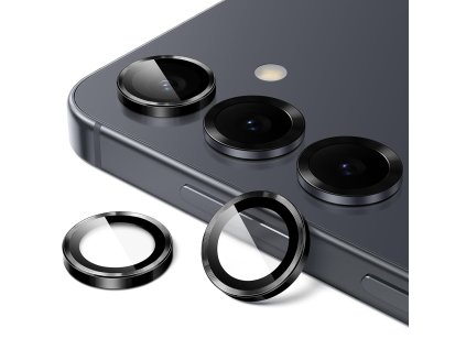 Lito S+ Camera Glass Protector ochranné sklo objektívu pre Samsung Galaxy S25 – Čierne
