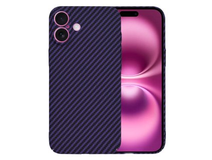 Techsuit Kryt Carbonite FiberShell pre iPhone 16 Plus – fialový