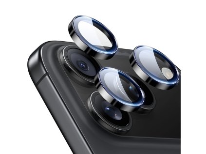 ESR Chrániče skla objektívu Armorite pre iPhone 14 Pro / 14 Pro Max / 15 Pro / 15 Pro Max / 16 Pro / 16 Pro Max – čierne