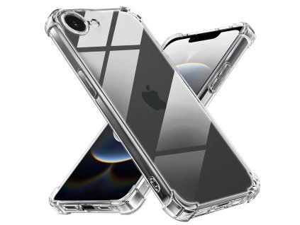 Techsuit Shockproof Clear Silicone kryt na iPhone 16e – číry