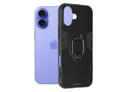 Techsuit Silicone Shield kryt na iPhone 16 – čierny