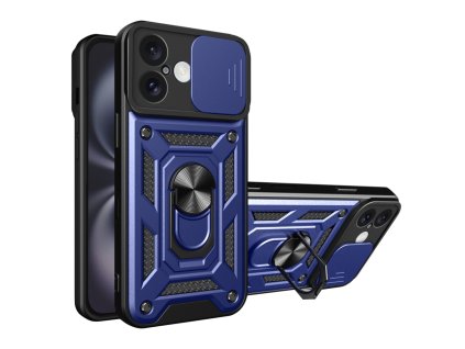 Techsuit CamShield Series kryt na iPhone 16 Plus – modrý