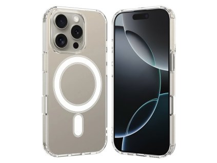 Techsuit MagSafe Pro kryt na iPhone 16 Pro – priehľadný