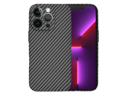 Techsuit Carbonite FiberShell kryt na iPhone 13 Pro – čierny