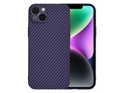 Techsuit Carbonite FiberShell kryt na iPhone 14 – fialový