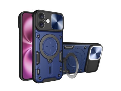 Techsuit CamGuard Pro kryt na iPhone 16 Plus – modrý