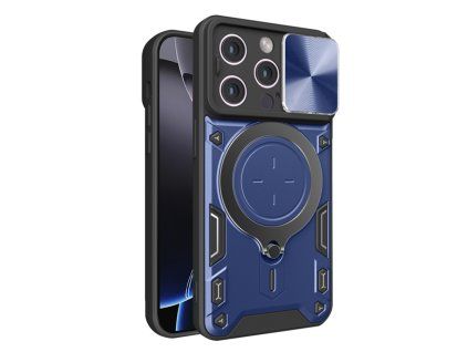 Techsuit CamGuard Pro kryt na iPhone 16 Pro Max – modrý