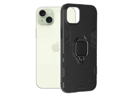Techsuit Silicone Shield kryt na iPhone 15 Plus – čierny