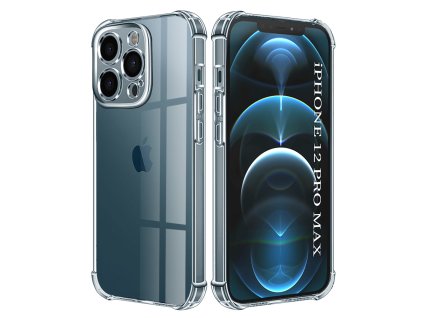 Techsuit Shockproof Clear Silicone kryt na iPhone 12 Pro Max – číry