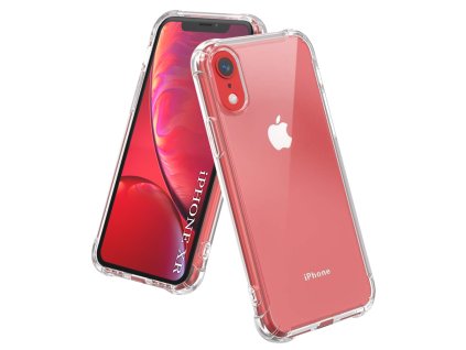 Techsuit Shockproof Clear Silicone kryt na iPhone XR – číry