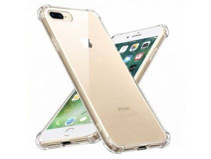 Techsuit Shockproof Clear Silicone kryt na iPhone 7 Plus / iPhone 8 Plus – číry