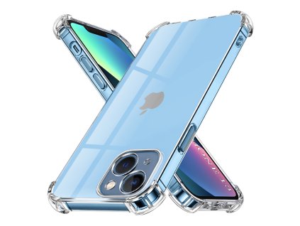 Techsuit Shockproof Clear Silicone kryt na iPhone 13 – číry