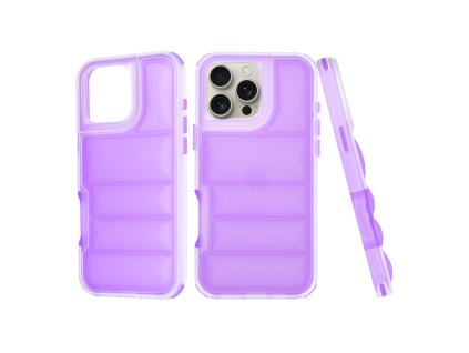 Techsuit Wave Shield kryt na iPhone 16 Pro Max – fialový