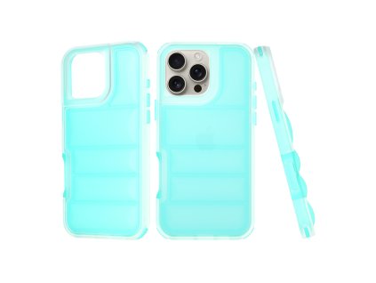 Techsuit Wave Shield kryt na iPhone 16 Pro Max – tyrkysový
