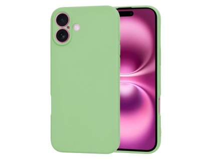Techsuit SoftFlex kryt na iPhone 16 Plus – mätovo zelený