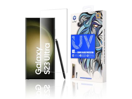 Lito 3D UV Glass ochranné sklo na Samsung Galaxy S23 Ultra – číre
