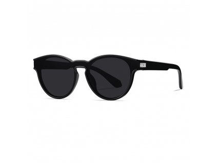 Techsuit Slnečné okuliare polarizačné TR90 (TR7545) - UV ochrana - svetlá čierna / sivá