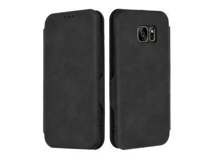 Techsuit Safe Wallet Plus – puzdro na Samsung Galaxy S7 – čierny