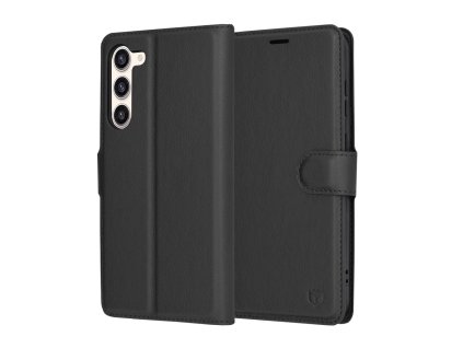 Techsuit Leather Folio – puzdro na Samsung Galaxy S23 Plus – čierny