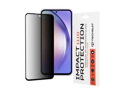 Techsuit 111D Privacy Full Glue ochranné sklo na Samsung Galaxy A54 – čierne