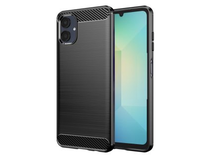 Techsuit Carbon Silicone kryt na Samsung Galaxy A06 – čierny