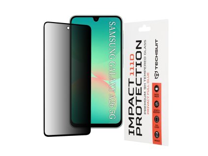 Techsuit 111D Privacy Full Glue ochranné sklo na Samsung Galaxy A26 5G – čierne
