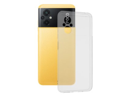 Techsuit Clear Silicone puzdro pre Xiaomi Poco M5 – priehľadné