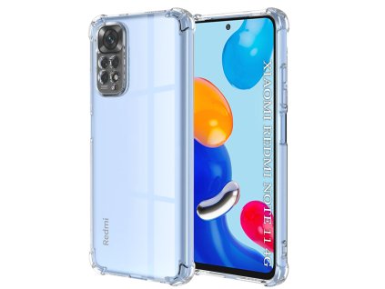 Techsuit Shockproof Clear Silicone puzdro pre Xiaomi Redmi Note 11 / Note 11S – priehľadné